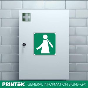 Manned First Aid Station Safety Sign (GA5)