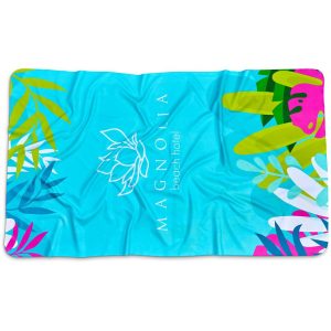 Pre-Printed Sample Hoppla Hula Beach Towel - Dual Branding