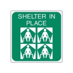 Shelter In Place Safety Sign (GA25)