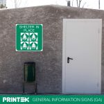 Shelter In Place Safety Sign (GA25)