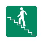 Stairs Going Up (Left) Safety Sign (GA18.1)