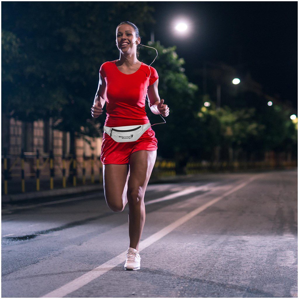 Slazenger Olympia Reflective Waist Bag Lifestyle Image