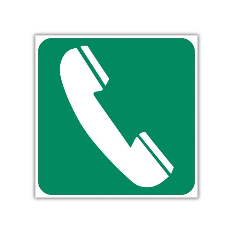TELEPHONE SAFETY SIGN (GA 13) Telephone Safety Sign (GA13)