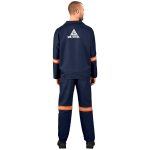 Technician 100% Cotton Conti Suit - Reflective Arms & Legs - Orange Tape