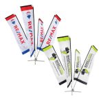 Flying Flag Banner Fountains