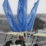 Flying Flag Banner Fountains