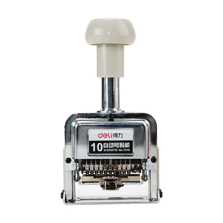 Deli Automatic Numbering Stamp – 10 Digit Deli Automatic Numbering Stamp - 10 Digit