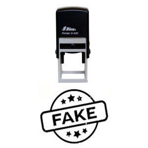 Shiny S-520 Ready Made Stamp Fake