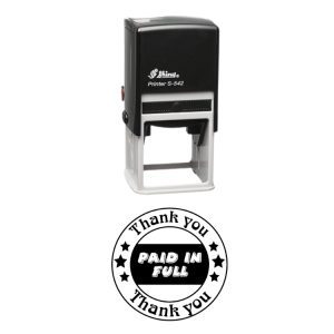 Shiny S-542 Ready Made Stamp Paid In Full