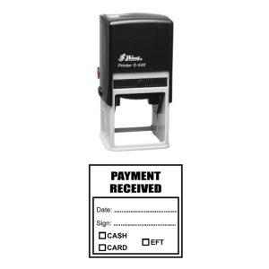 Shiny S-542 Ready Made Stamp Payment Received