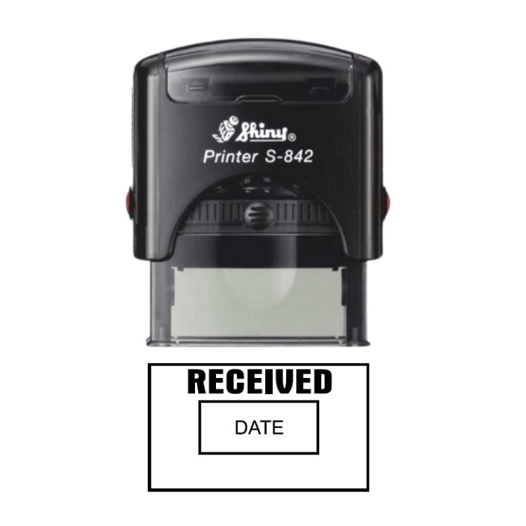 Shiny S-826D Ready Made Dater Stamp Received Shiny S-826D Ready Made Dater Stamp Received