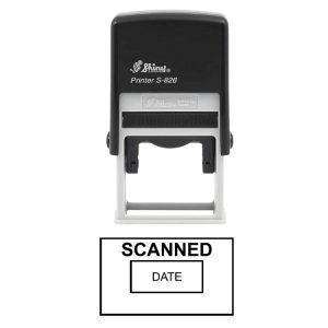 Shiny S-826D Ready Made Dater Stamp Scanned