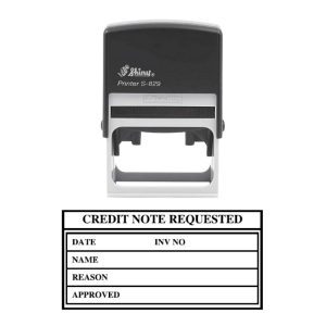 Shiny S-829 Ready Made Stamp Credit Note Requested