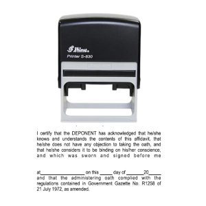 Shiny S-830 Ready Made Stamp Certify