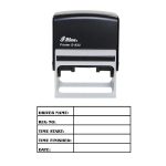 Shiny S-830 Ready Made Stamp Driver Name Block
