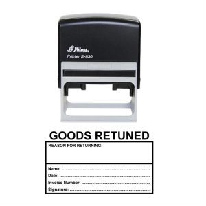Shiny S-830 Ready Made Stamp Goods Returned