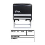 Shiny S-830 Ready Made Stamp Receipt No Block