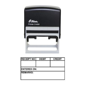 Shiny S-830 Ready Made Stamp Receipt No Block
