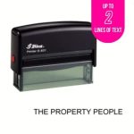 Shiny S-831 Custom Stamp 70x10mm