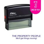 Shiny S-832 Custom Stamp 70x15mm