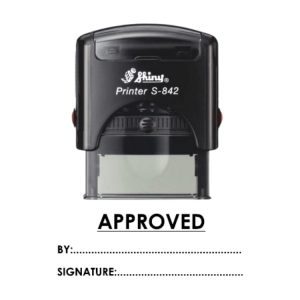 Shiny S-842 Ready Made Dater Stamp Approved By