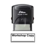 Shiny S-842 Ready Made Dater Stamp Workshop Copy