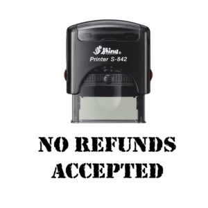 Shiny S-842 Ready Made Stamp No Refunds