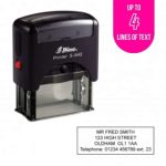 Shiny S-843 Custom Stamp 47x18mm