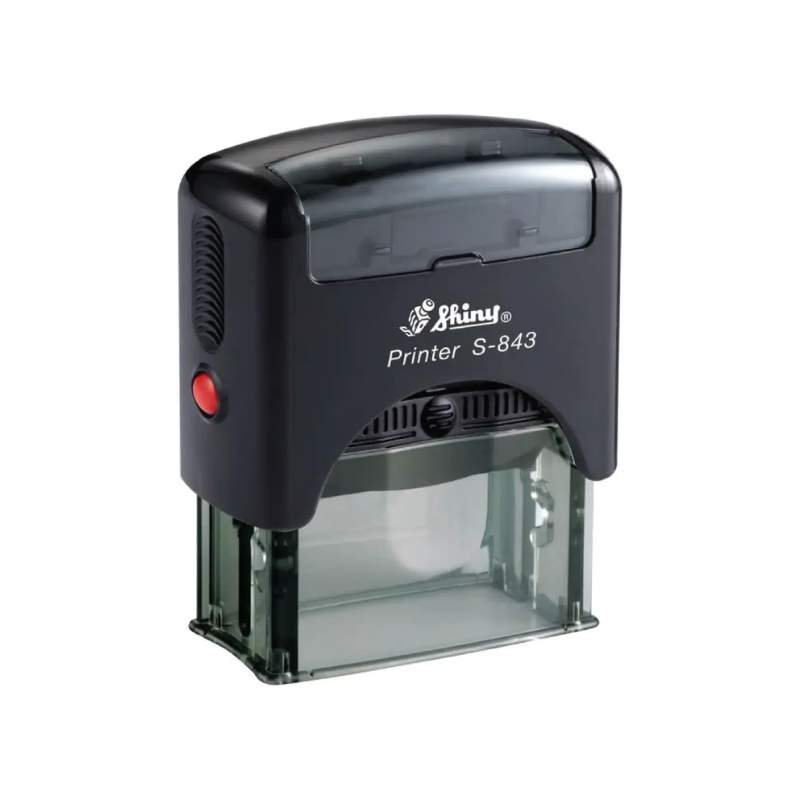 Shiny S-843 Custom Stamp 47x18mm Shiny S-843 Custom Stamp 47x18mm