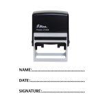Shiny S-844 Ready Made Stamp Name and Date