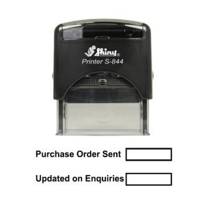 Shiny S-844 Ready Made Stamp Purchase Order Sent