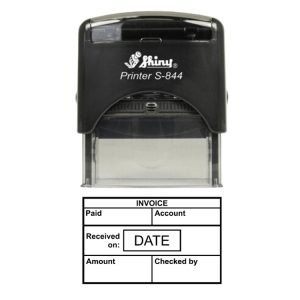 Shiny S-844 Ready Made Stamp Invoice Block