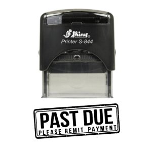 Shiny S-844 Ready Made Stamp Past Due