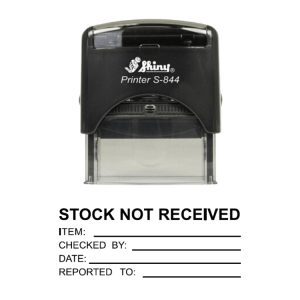 Shiny S-844 Ready Made Stamp Stock Not Received