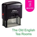 Shiny S-845 Custom Stamp 70x25mm