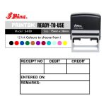 Specifications Shiny S-830 Ready Made Stamp Receipt No Block