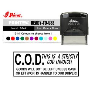 Shiny S-844 Ready Made Stamp C.O.D