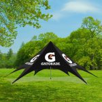 14m Star Shade Tent in park