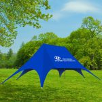 19m Star Shade Tent in the park