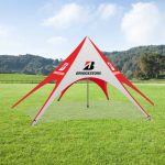 Star Shade Tent on field