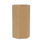 Kraft Unbranded Hex Boxes