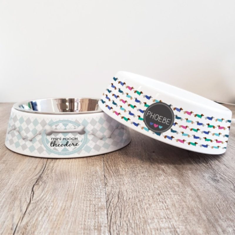 Personalised Melamine Pet Dog Bowl