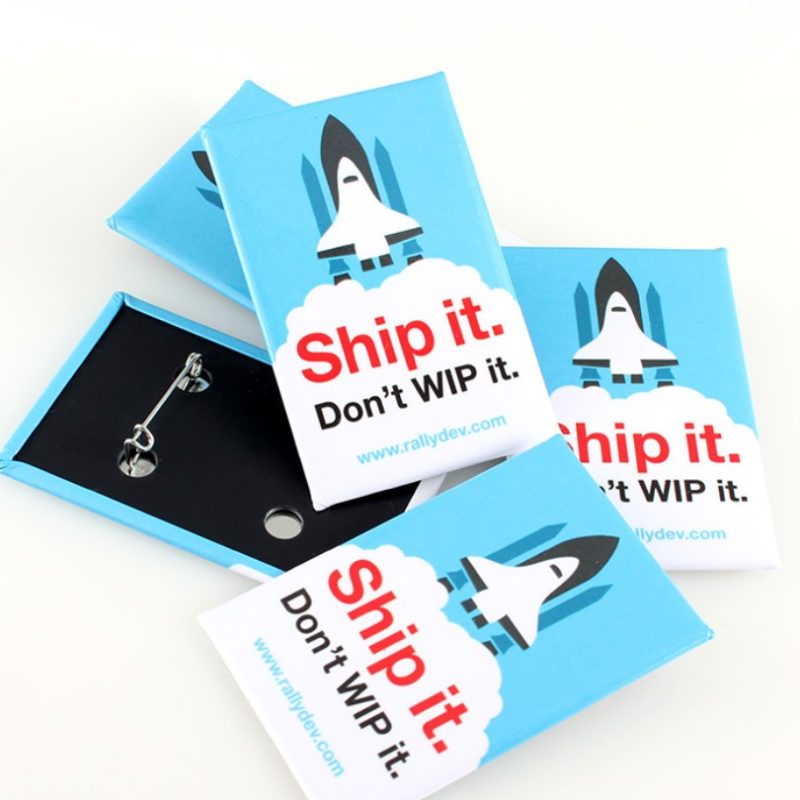 Rectangle Button Badges