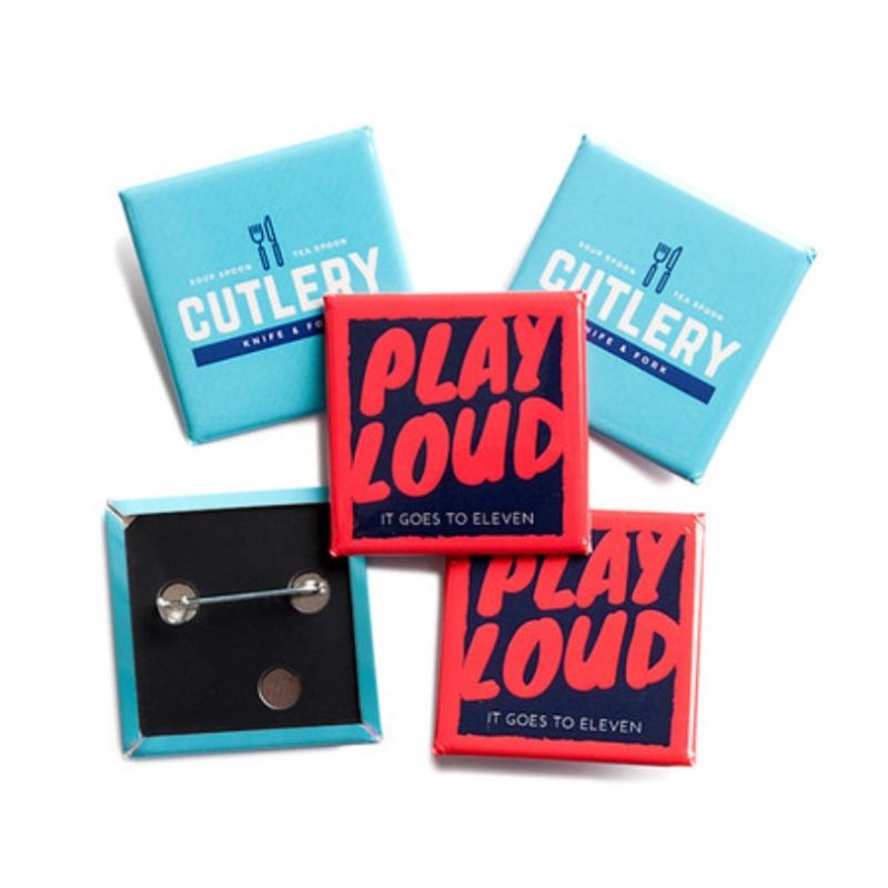 Square Button Badges