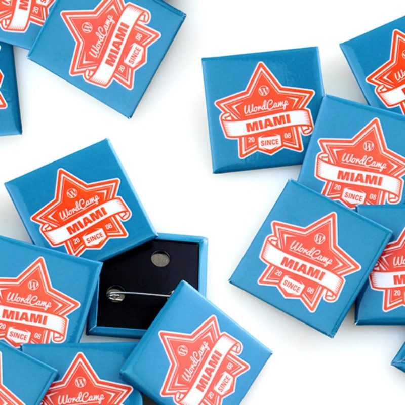 Square Button Badges