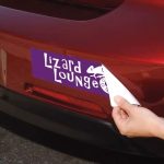 Sticker printing for car bumpers