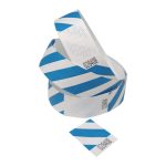 Blue Striped Tyvek Wristbands Plain