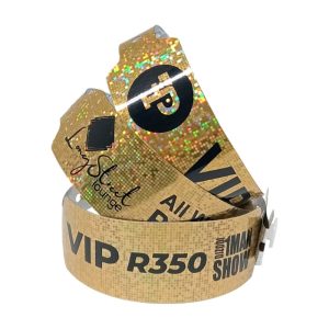 Gold Hologram Wristbands