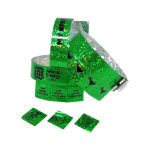 Lime Tear Off Tab Wristbands