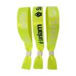 Neon Yellow Fabric Wristbands